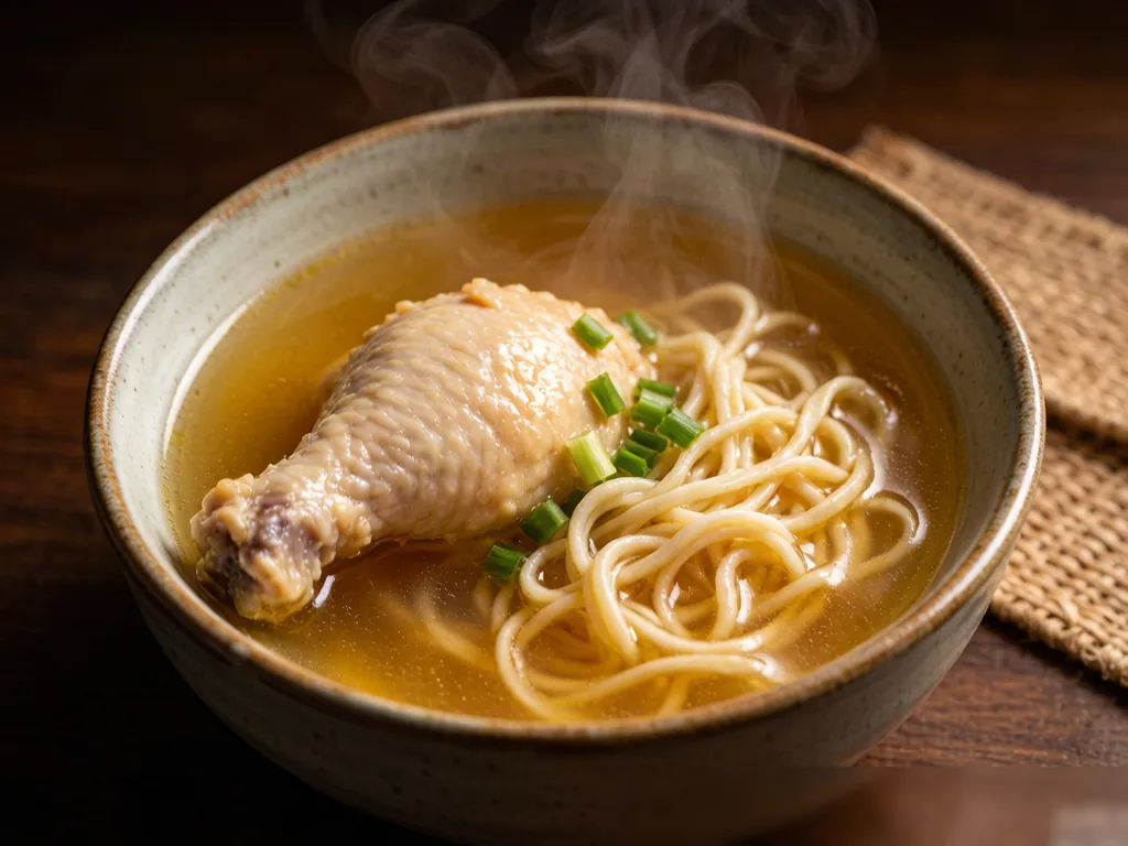 土鸡汤面